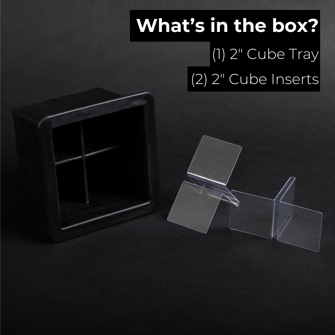 2" Cube - Tray & Inserts
