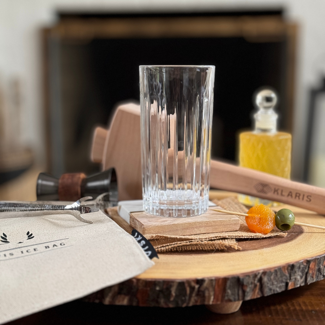 Viski® Reserve Milo Crystal Highball Glasses