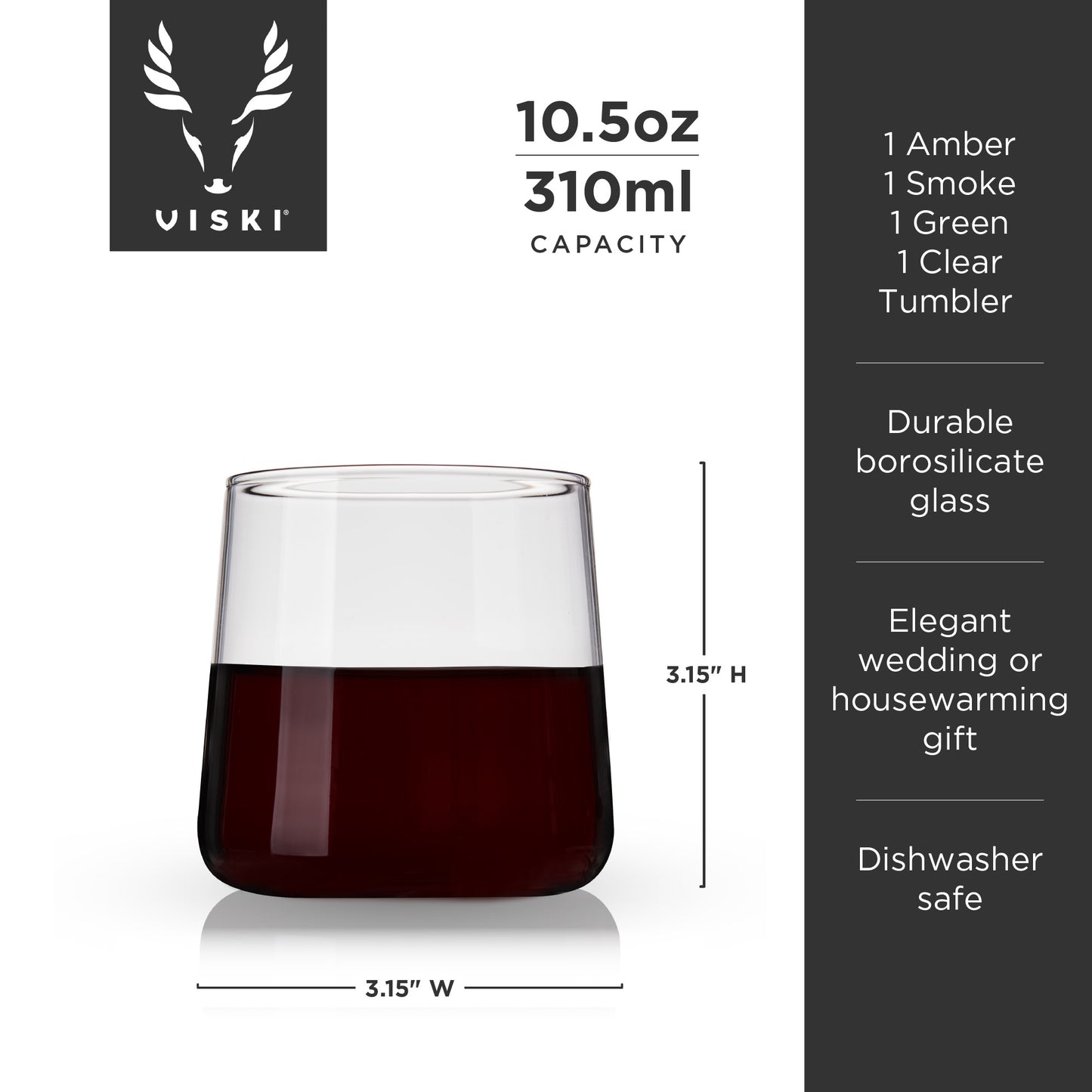 Viski® Aurora Cocktail Tumblers