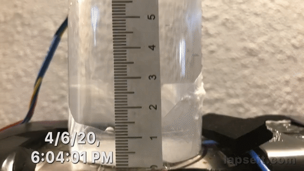 Why does large, clear ice cubes take so long to form?