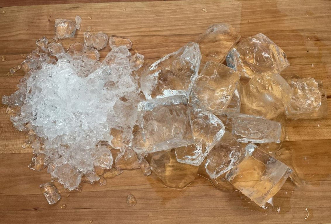 Ice Shards and Crushed Ice using Klaris Cubes