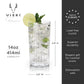 Viski® Reserve Milo Crystal Highball Glasses