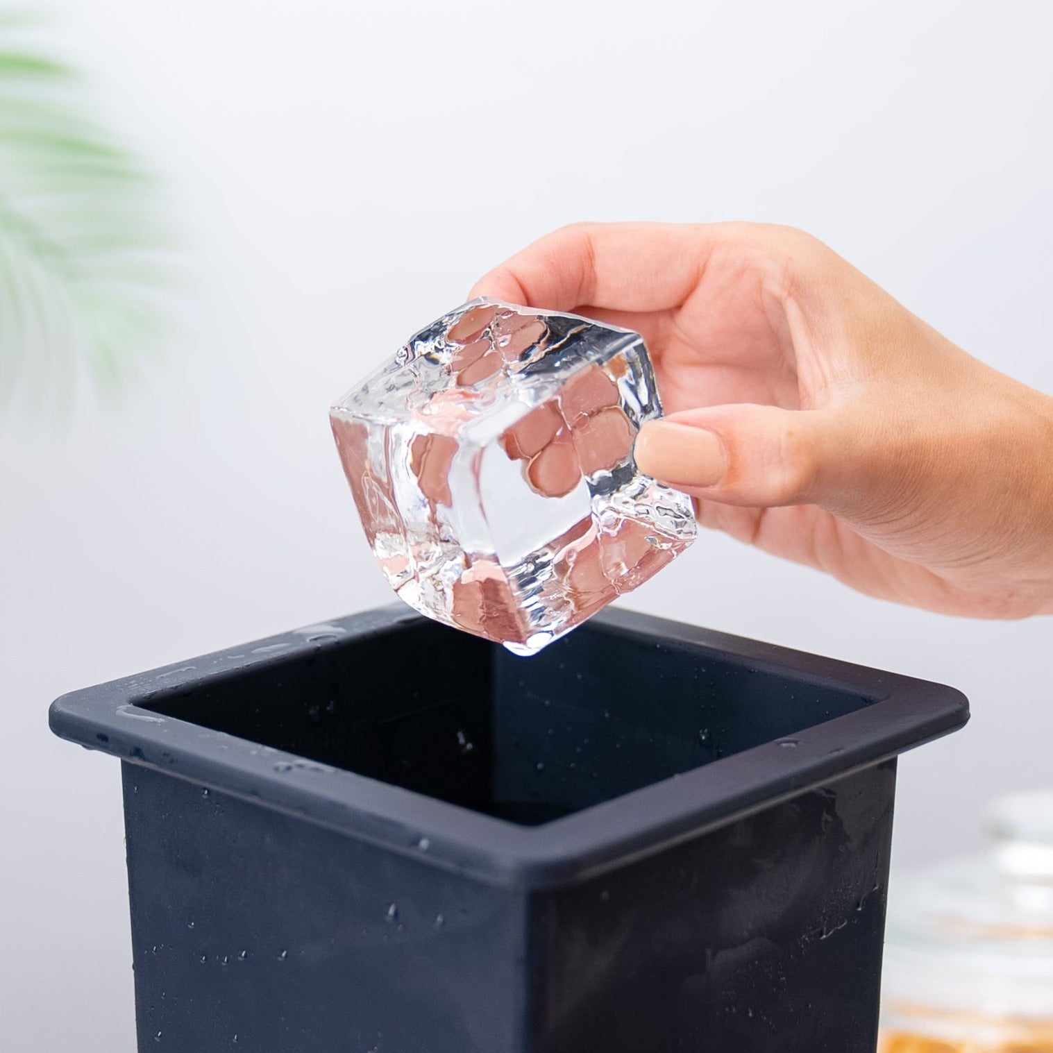 Ontherocks - Crystal-Clear Ice Cube Maker Make Big 2 inch Clear Cubes at Home